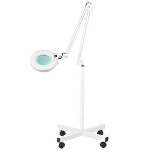 LED Lupa S4 s stojalom/ bela