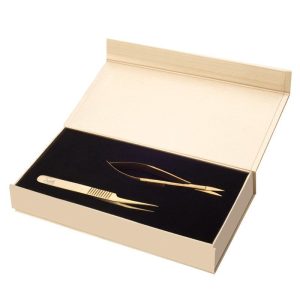 SOFI LASHES set škarij in pincete - GOLD
