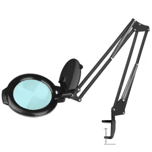 Namizna Glow Moonlight 8013/6' črna LED povečevalna svetilka