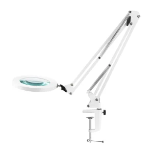 Namizna povečevalna lučka Glow 308 LED, bela